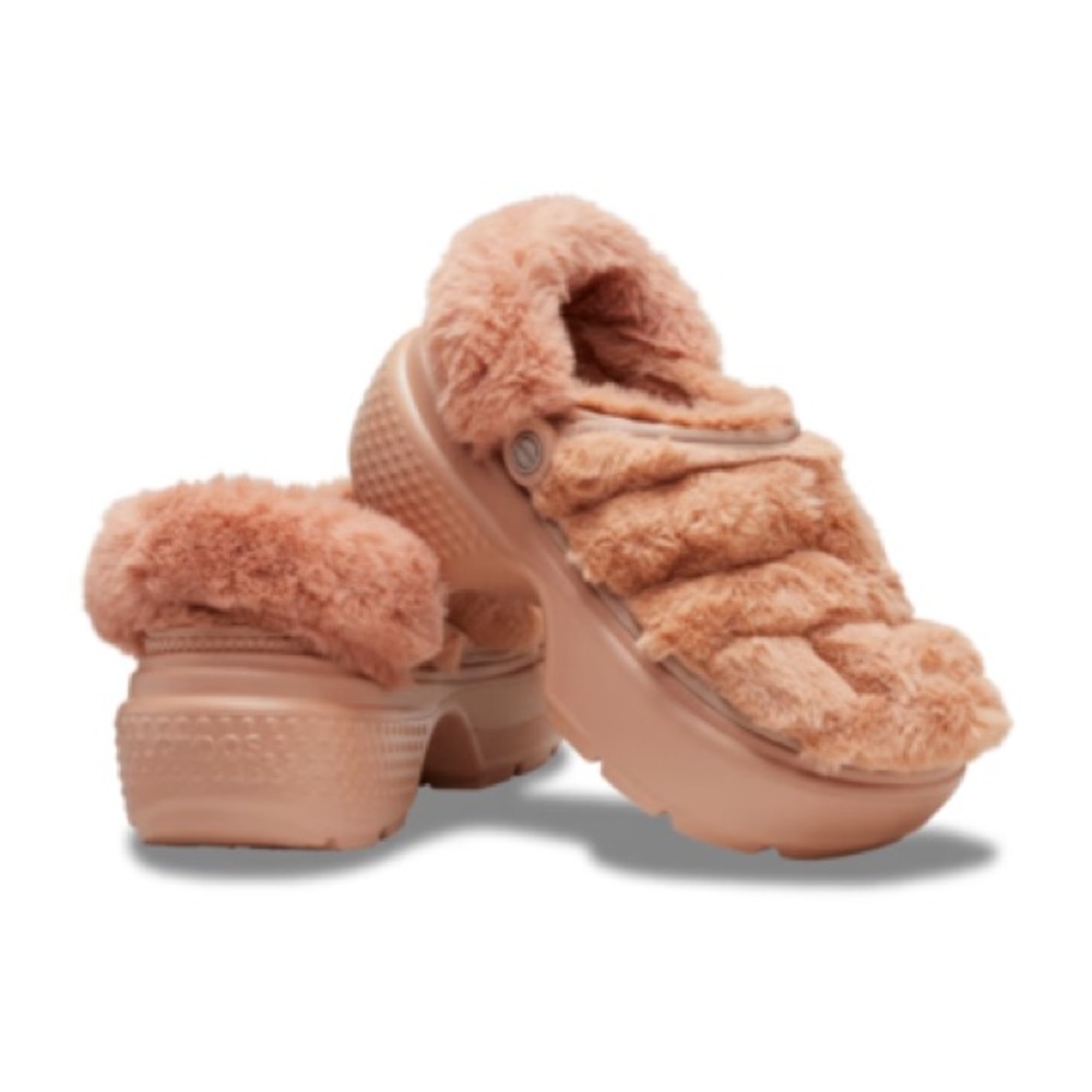 CROCS Stomp Quilted Clog in Cork (Tan)